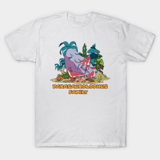 Parasaurolophus family T-Shirt